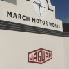 Goodwood Revival garage sign writing